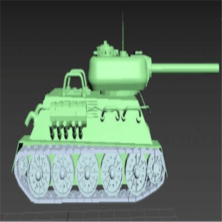 田阳充气军用坦克模型